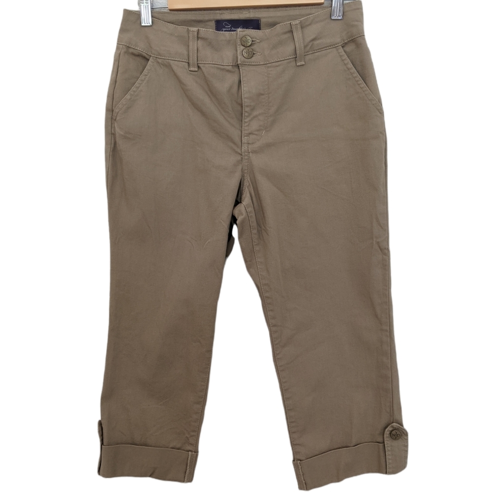NWOT NYDJ Not Your Daughter's Jeans Capri Pants‎ Size 6P Tan